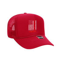 American Flag Design Trump 2024 Foam Trucker Hat | Artistshot