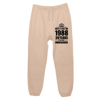 November 1988 30 Years Of Being Awesome Urban Sweatpant | Artistshot