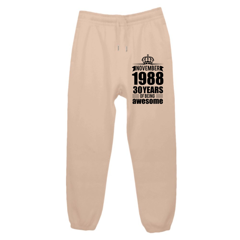 November 1988 30 Years Of Being Awesome Urban Sweatpant | Artistshot