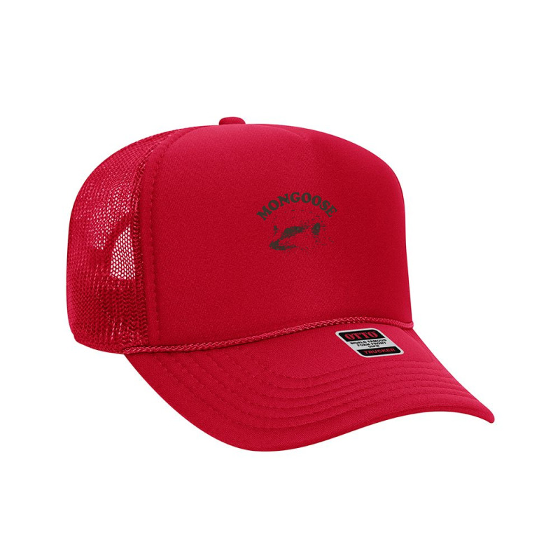 Mongoose Lover Retro Design Foam Trucker Hat by apolitery | Artistshot