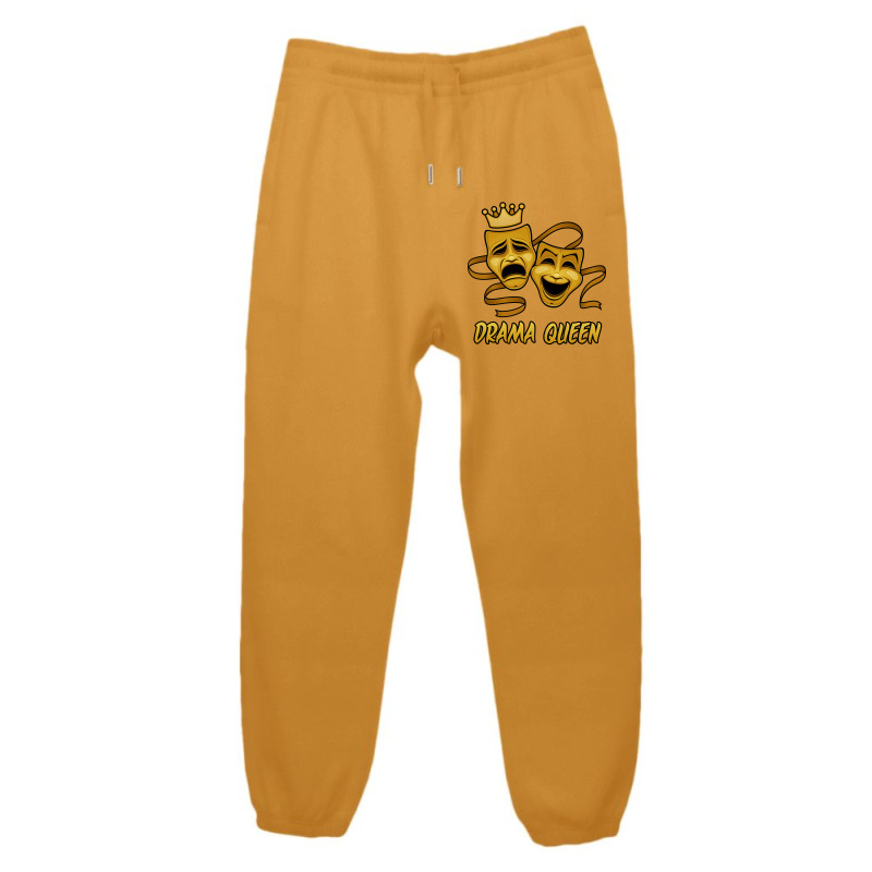 Drama Queen Comedy And Tragedy Gold Theater Masks Urban Sweatpant by fizzgig | Artistshot