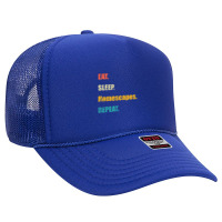 Eat Sleep Homescapes Repeat Foam Trucker Hat | Artistshot