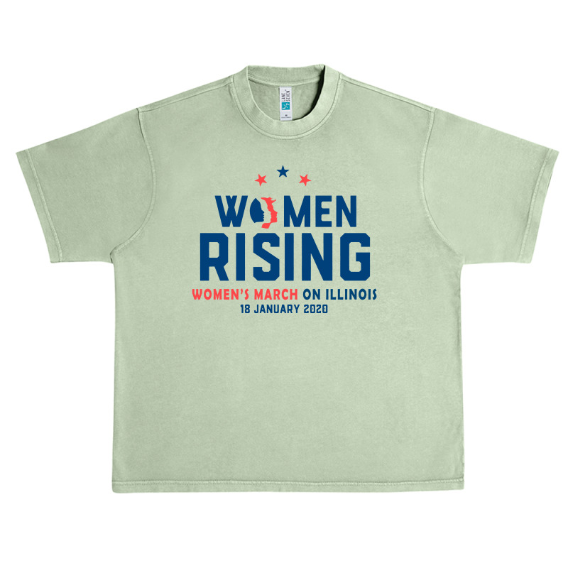 Women's Rising   Women's March On Illinois 2 Urban Heavy T-shirt | Artistshot