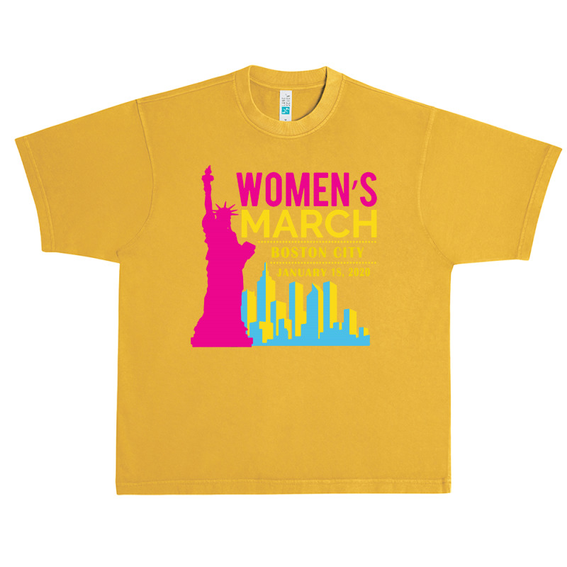 Women's March Boston City, January 18 2020 Urban Heavy T-shirt | Artistshot