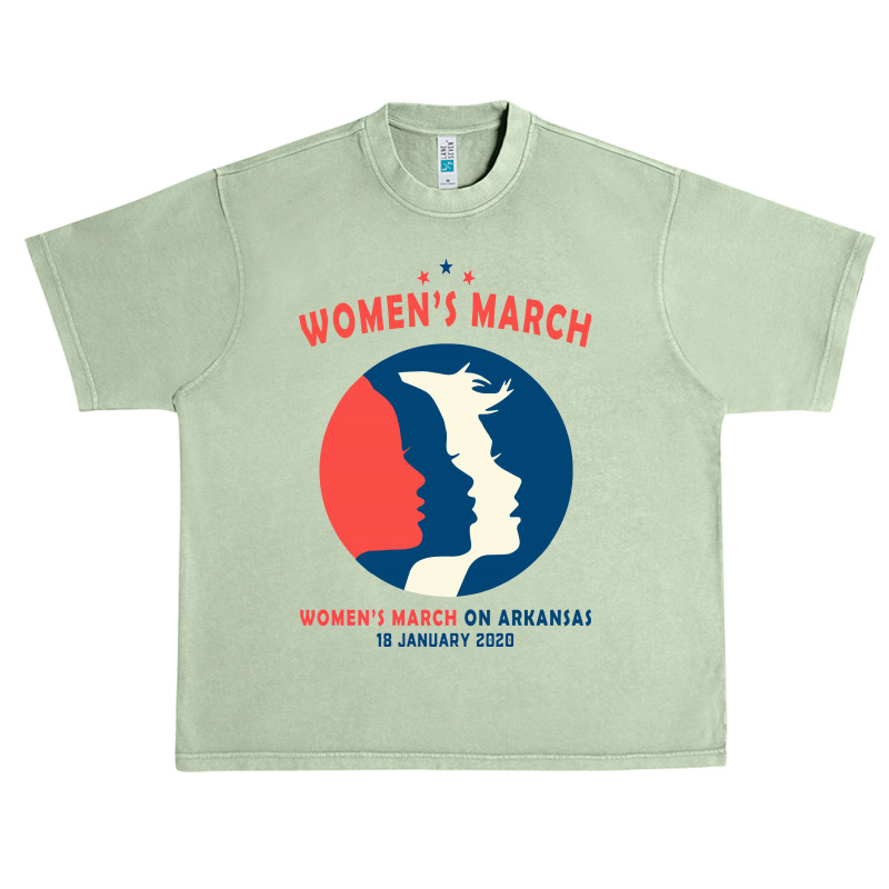 Women's March On Arkansas Urban Heavy T-shirt by Creative Tees | Artistshot