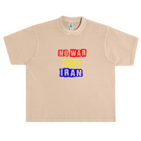 No War With Iran Urban Heavy T-shirt | Artistshot