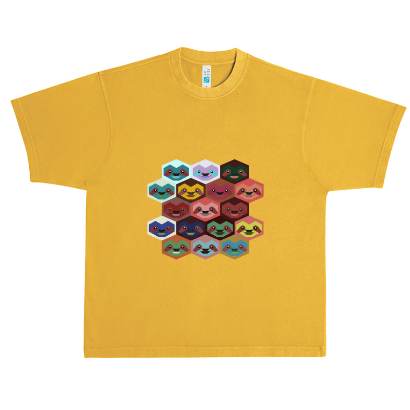 Sloths Colorful Sloth Urban Heavy T-shirt | Artistshot