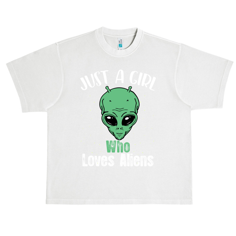 Just A Girl Who Loves Aliens For Dark Urban Heavy T-shirt | Artistshot