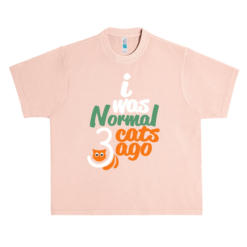 I Was Normal Cats Urban Heavy T-shirt | Artistshot