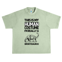 This Is My Human Costume Im Really A Brachiosaurus Urban Heavy T-shirt | Artistshot