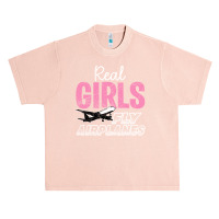 Real Girls Fly Airplanes For Dark Urban Heavy T-shirt | Artistshot