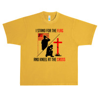 I Stand For The Flag And Kneel At The Cross Urban Heavy T-shirt | Artistshot