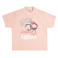 This Girl Loves Her Officer Urban Heavy T-shirt | Artistshot