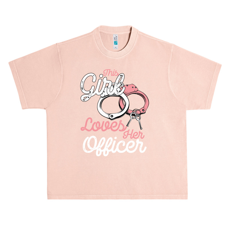 This Girl Loves Her Officer Urban Heavy T-shirt | Artistshot