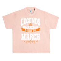 Legends Are Born In March For Dark Urban Heavy T-shirt | Artistshot