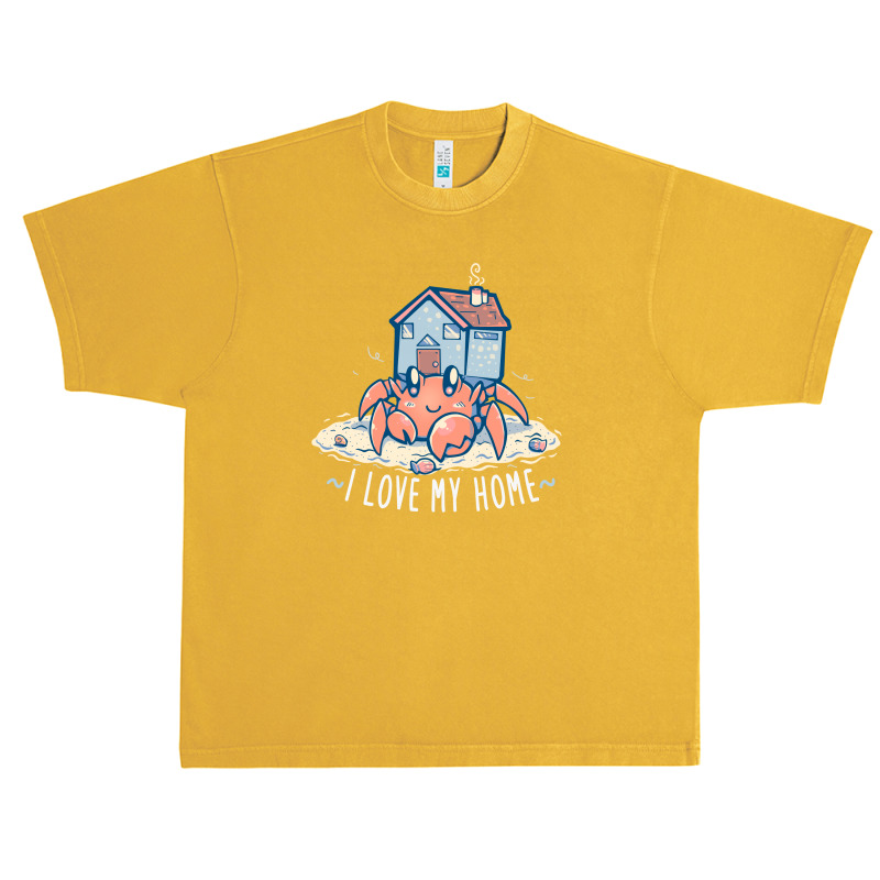 I Love My Home Hermit Crab Urban Heavy T-shirt | Artistshot