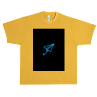 Neon  Paper Plane Urban Heavy T-shirt | Artistshot