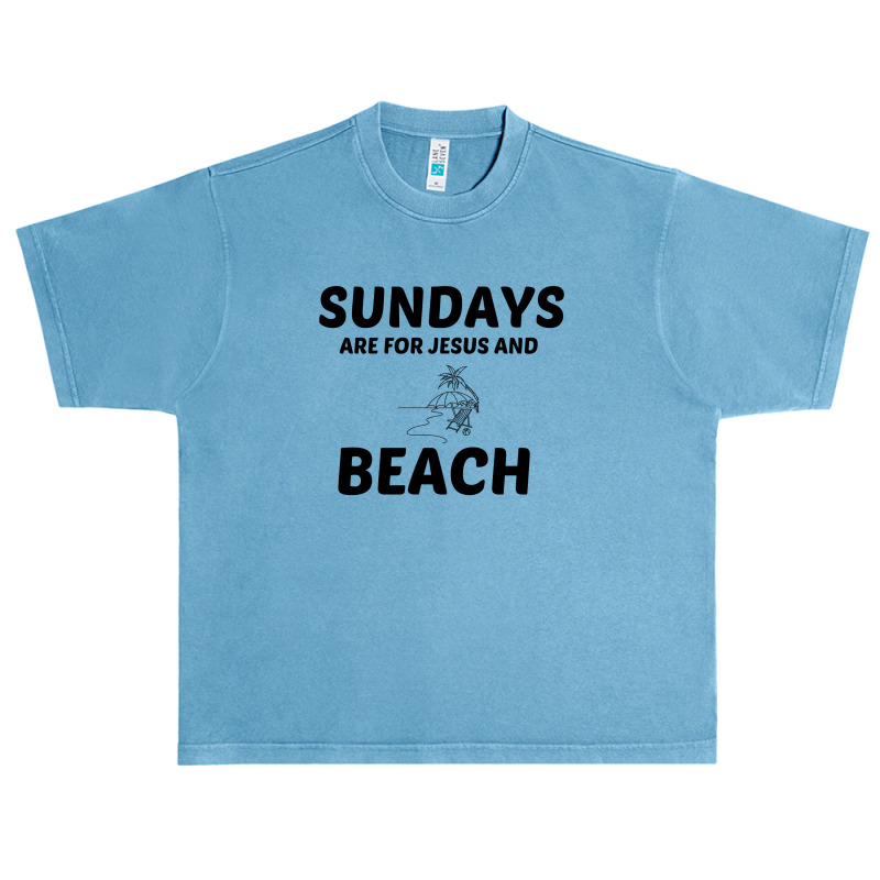 Beach And Jesus Sunday Urban Heavy T-shirt | Artistshot