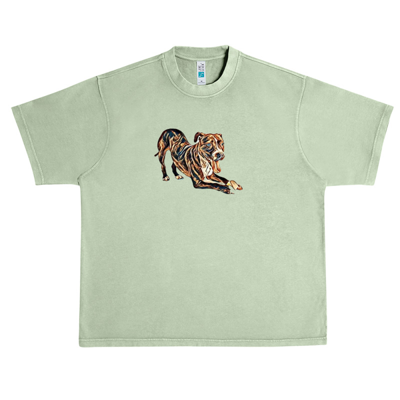 A Very Playful Staffordshire Urban Heavy T-shirt | Artistshot