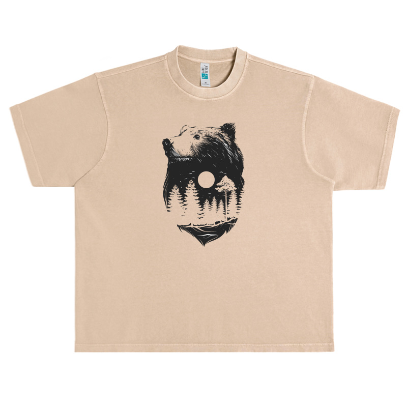 Bear Urban Heavy T-shirt by Disgus_Thing | Artistshot