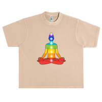 Meditating Man In Sitting Yoga Urban Heavy T-shirt | Artistshot