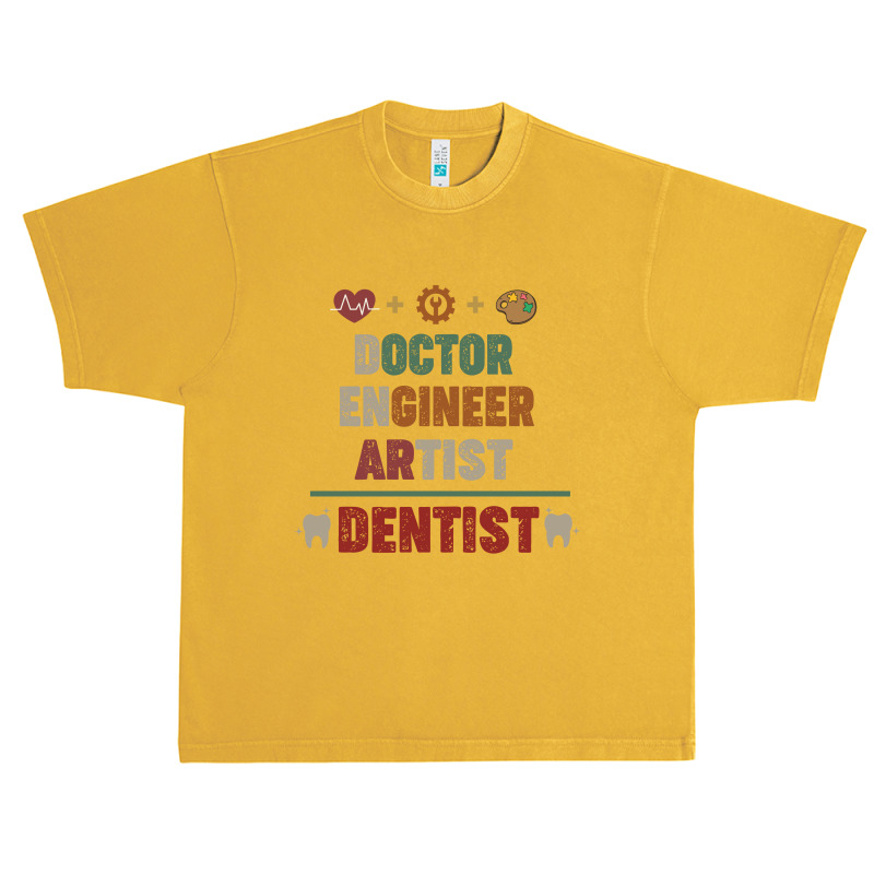 Doctor Engineer Artist Dentist Vintage Urban Heavy T-shirt | Artistshot