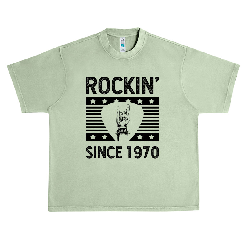 Gift For 50 Year Old: Classic Rock 1970 50th Birthday Urban Heavy T-shirt | Artistshot