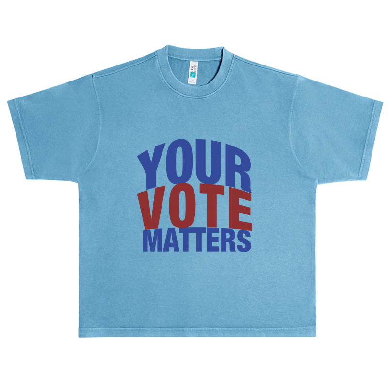 Your Vote Matters Urban Heavy T-shirt by Chris Ceconello | Artistshot