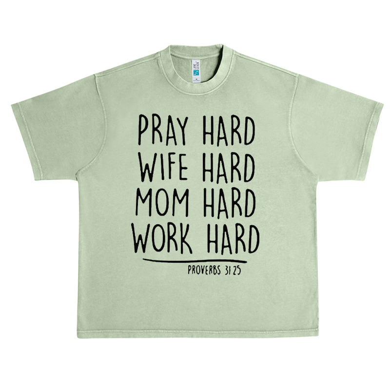 Pray Hard Urban Heavy T-shirt | Artistshot