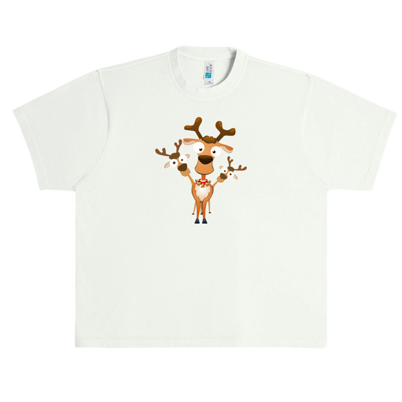 Reindeer Deer Fawn For Christmas Urban Heavy T-shirt | Artistshot