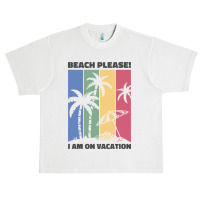 Beach Please I'm  On Vacation Urban Heavy T-shirt | Artistshot