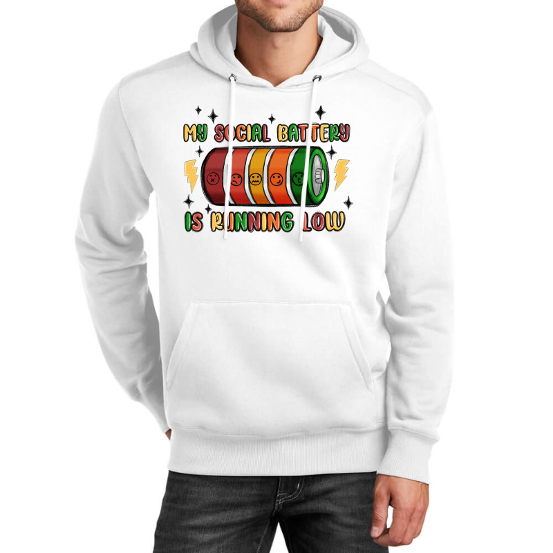 Social Battery Unisex Hoodie | Artistshot