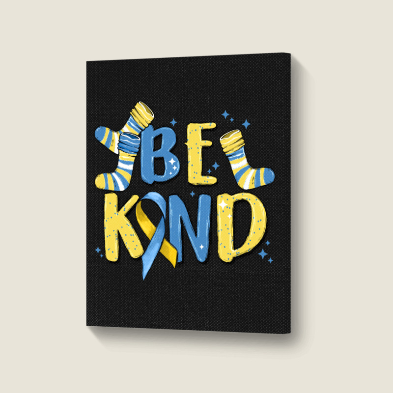 Be Kind Portrait Canvas Print | Artistshot