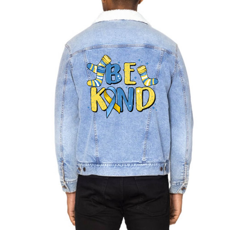 Be Kind Unisex Sherpa-lined Denim Jacket | Artistshot