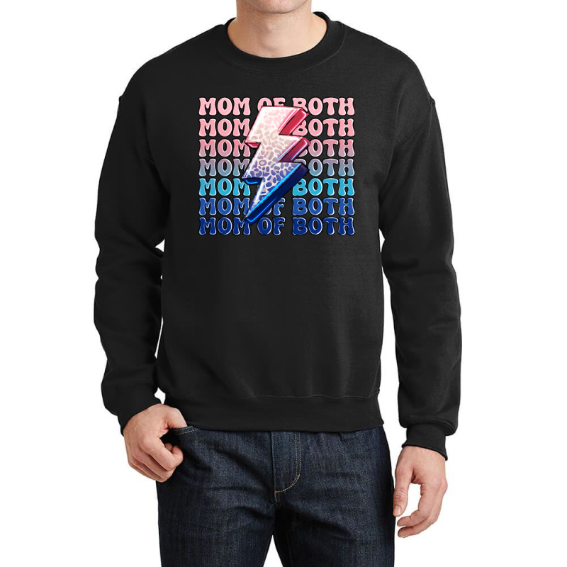 Mom Of Both Boy And Girl Crewneck Sweatshirt | Artistshot