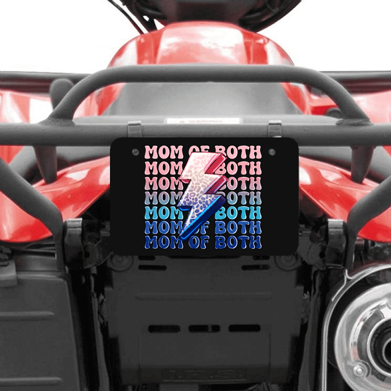 Mom Of Both Boy And Girl Atv License Plate | Artistshot