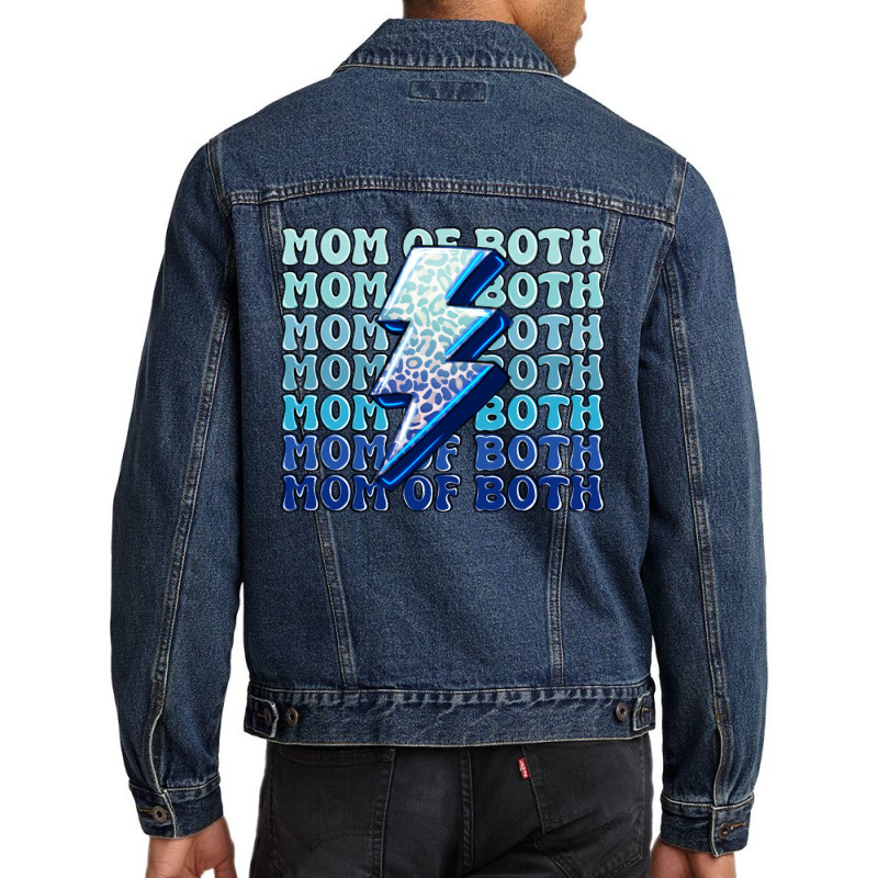 Mom Of Both Boys Men Denim Jacket | Artistshot