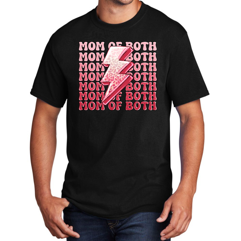 Mom Of Both Girls Basic T-shirt | Artistshot