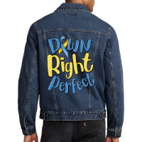 Down Right Perfect Men Denim Jacket | Artistshot