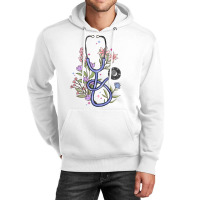 Floral Stethoscope Unisex Hoodie | Artistshot