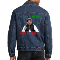 Stand With Imran Khan Pakistan Design Men Denim Jacket | Artistshot