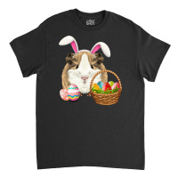 Easter Shirt Guinea Pig Funny Bunny Ears Eggs Classic T-shirt | Artistshot