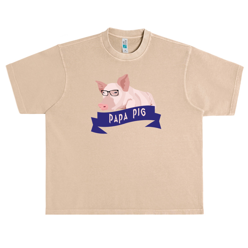 Papa Pig Urban Heavy T-shirt | Artistshot