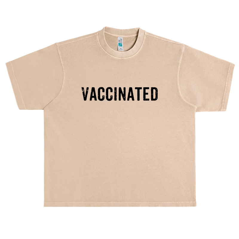 Vaccinated Pro Vaccine Urban Heavy T-shirt by Firework Tess | Artistshot