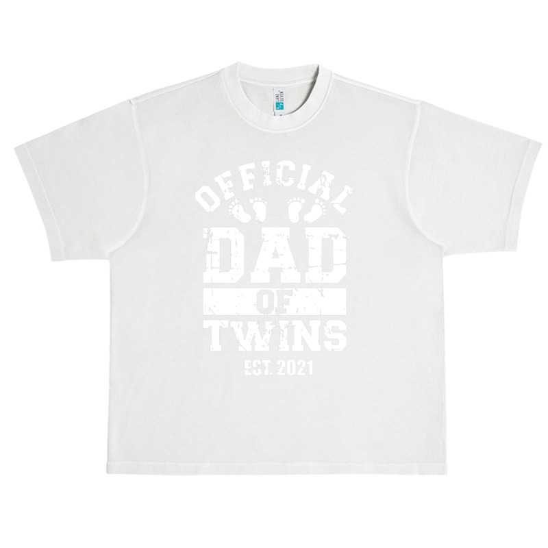 Official Dad Of Twins 2021 T Shirt Urban Heavy T-shirt | Artistshot