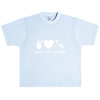 Peace Love Vaccinate Urban Heavy T-shirt | Artistshot