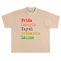 Frida Georgia Yayoi Artemisia Louise Urban Heavy T-shirt | Artistshot