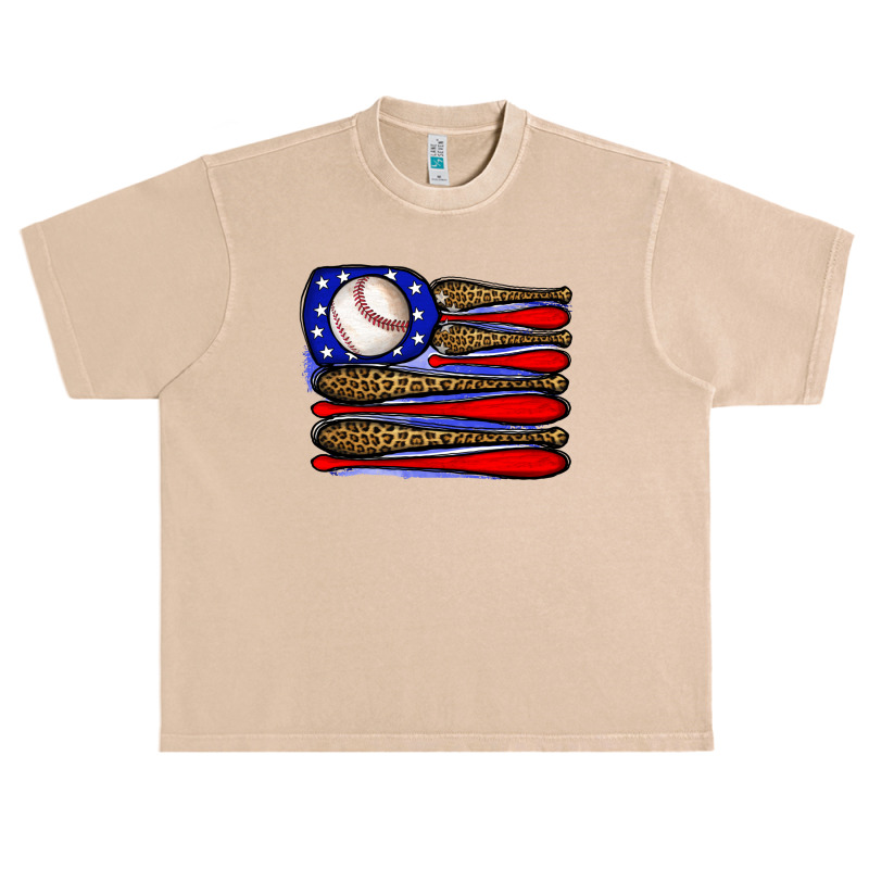 Leopard Baseball Flag3 Urban Heavy T-shirt | Artistshot