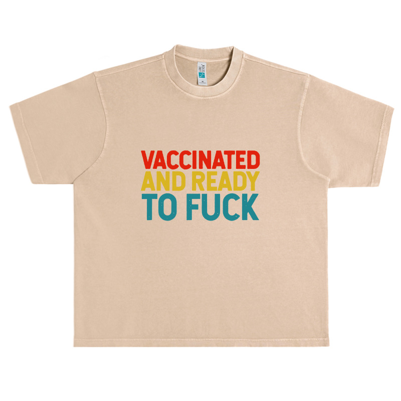 Vaccinated And Ready Urban Heavy T-shirt by Hot pictures | Artistshot