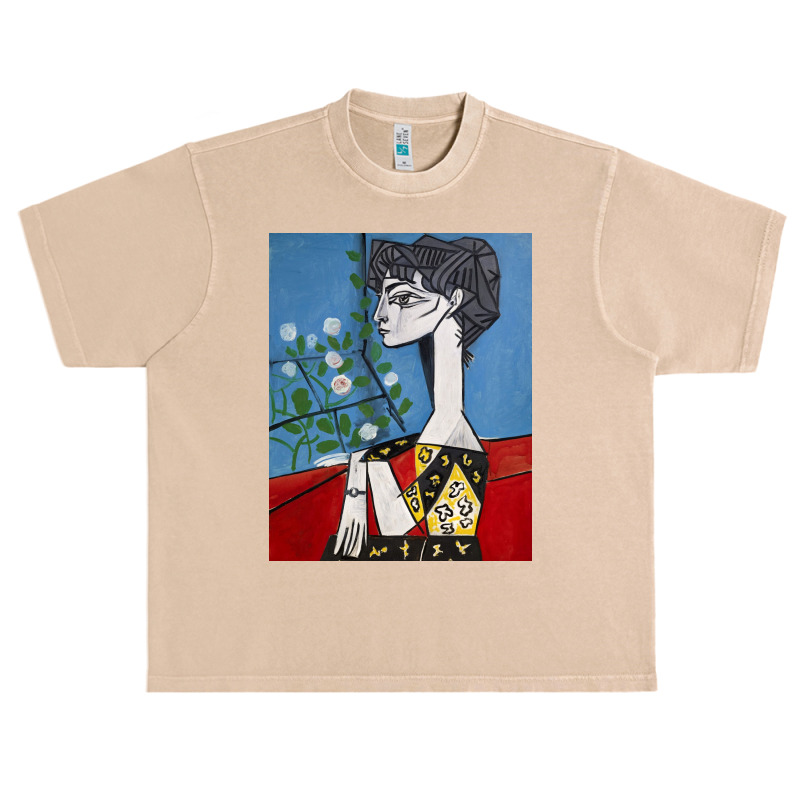 Picasso Jacqueline With Flowers Urban Heavy T-shirt by dedrikjoan | Artistshot